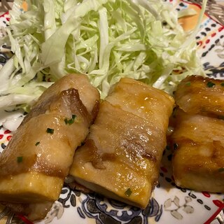 高野豆腐でヘルシー☆豚肉チーズ巻き